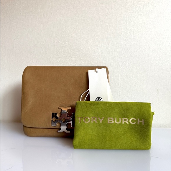 Tory Burch Charlie Shoulder Bag - Wren Brown - Picture 16 of 16